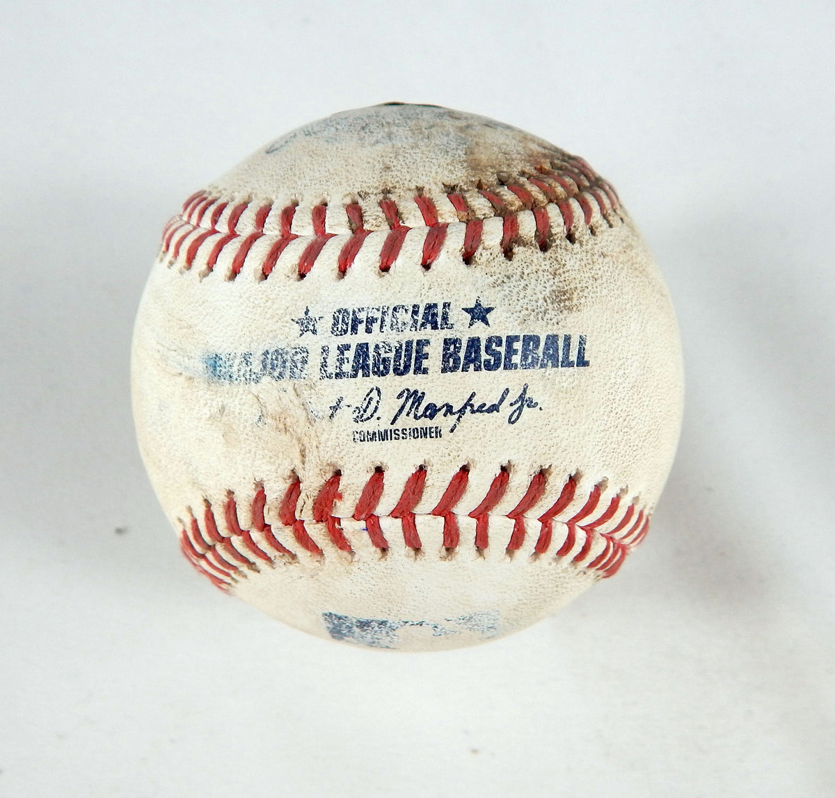 2023 Cardinals Nationals Game Used Baseball Miles Mikolas Luis Garcia Foul 6