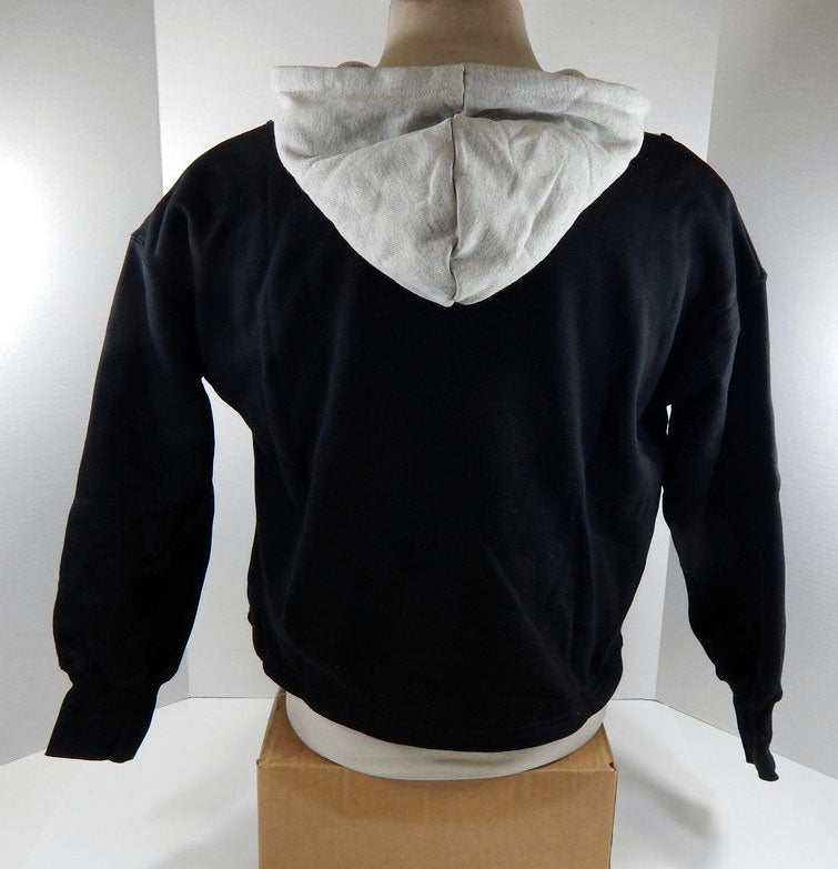 2022-23 Womens Utah Jazz Authentic Black Cropped Sweatshirt Wear Andrews NWT L 7 Pic2
