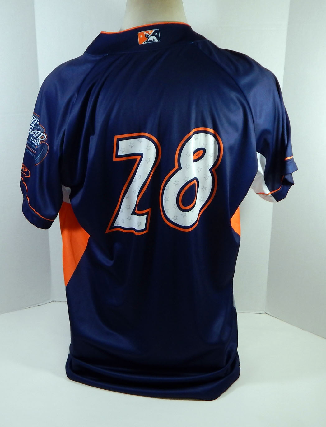 2020 Midwest League All Star Game Western Team #28 Game Issued Navy Jersey 00