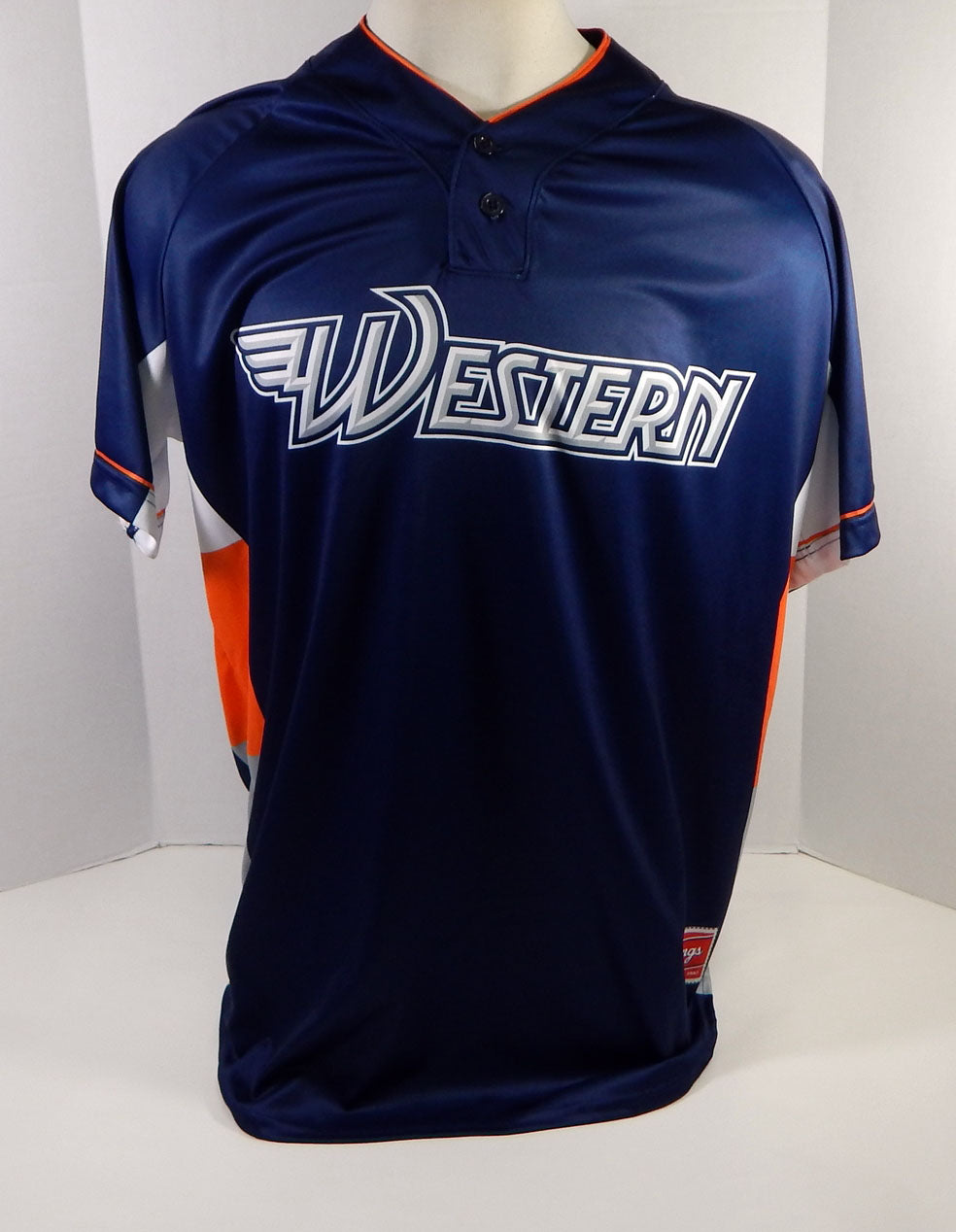 2020 Midwest League All Star Game Western Team #28 Game Issued Navy Jersey 00 Pic2
