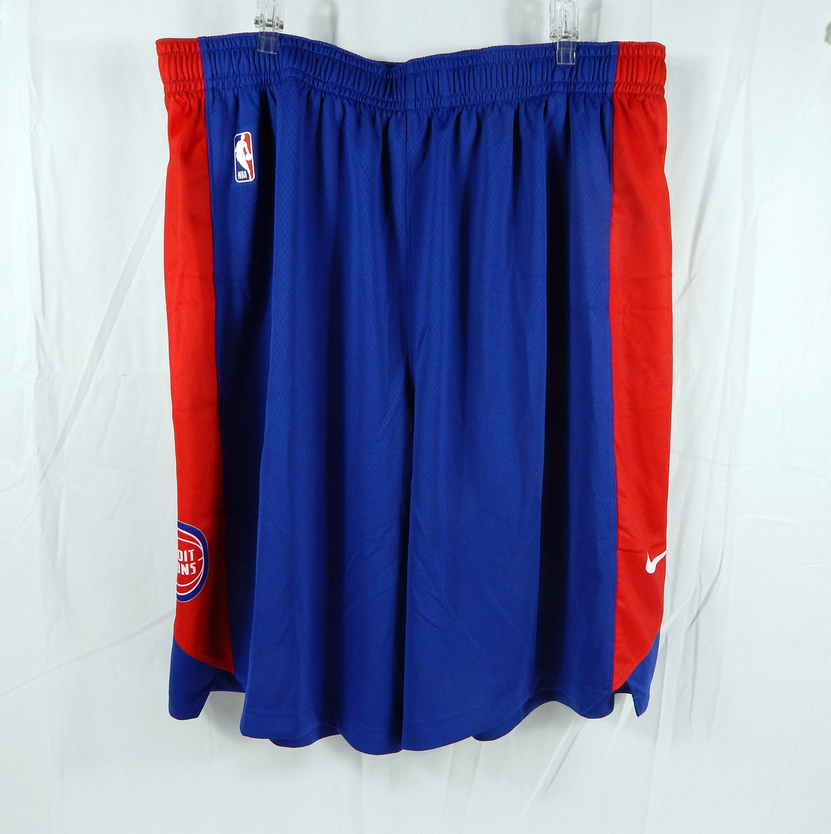 2018-19 Detroit Pistons Team Issued Blue Practice Shorts Nike 064-495 3XLT 34S