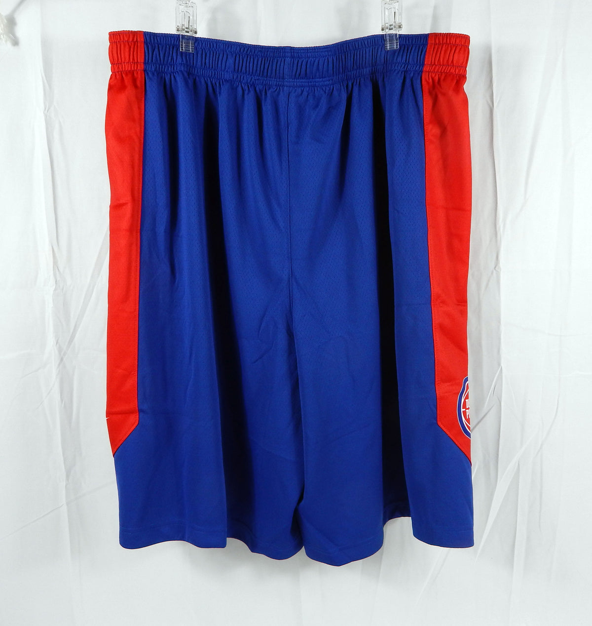 2018-19 Detroit Pistons Team Issued Blue Practice Shorts Nike 064-495 3XLT 34S Pic2