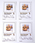 Lot of (4) Chet Hanulak Signed Reprint Autograph Card Auto Browns