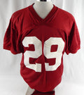 1990s Alabama Crimson Tide #29 Game Issued Pos Used Red Practice Jersey XL 370
