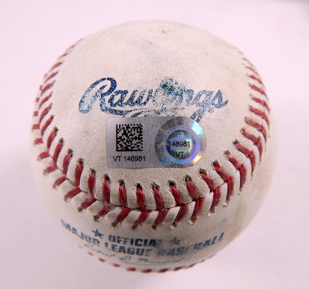 2023 Dodgers Game Used Baseball Bobby Miller Garcia Ball Ildemaro Vargas walks Pic2