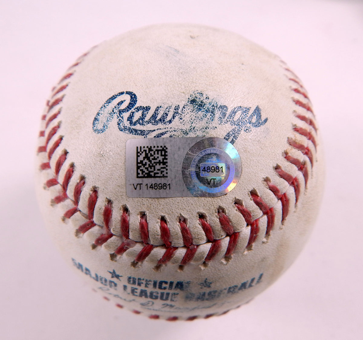 2023 Dodgers Game Used Baseball Bobby Miller Garcia Ball Ildemaro Vargas walks Pic2