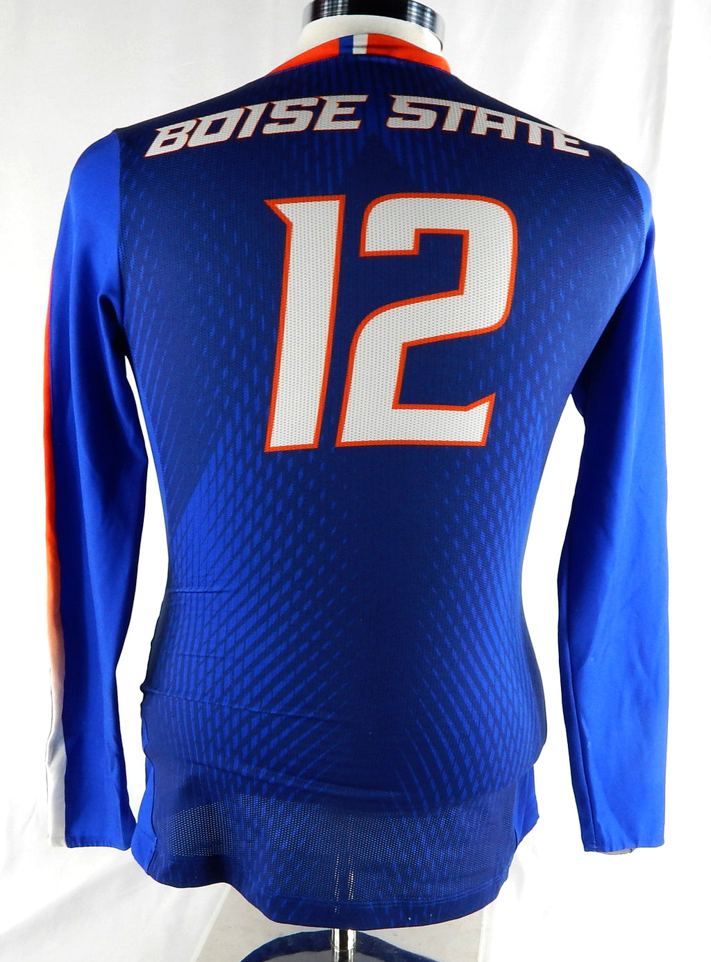 2017 Boise State Broncos #12 Game Used Blue Jersey Womens Volleyball S 755 Pic2