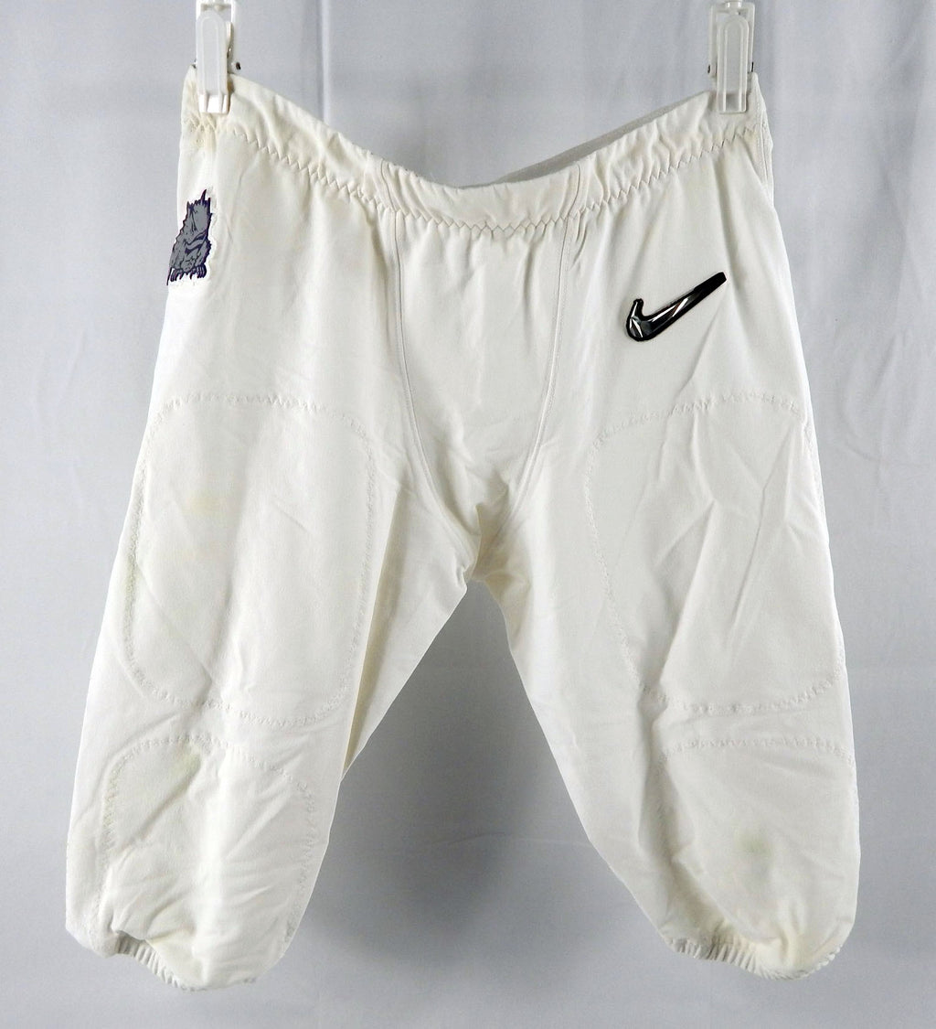 2022 Texas Christian Frogs #81 Game Used White Pants College Playoffs 36 879