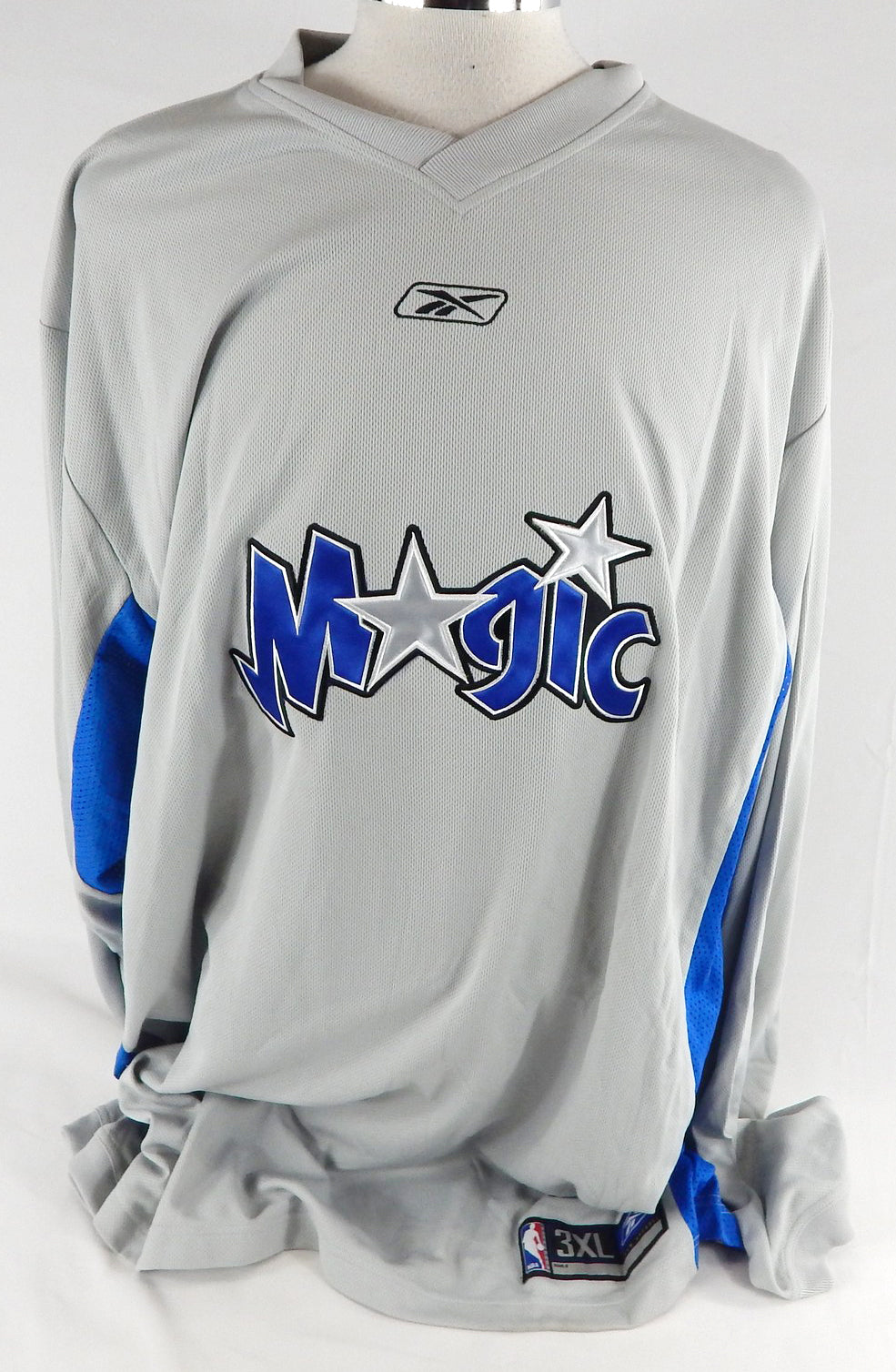 2004-05 Orlando Magic Game Issued Grey Shooting Shirt 3XL 107