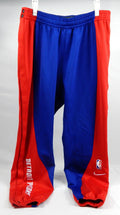 2023-24 Detroit Pistons Harris Fornier #31 Game Used Blue Warm Up Pants XL 836