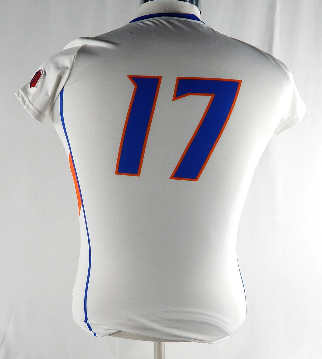 Boise State Broncos #17 Game Used White Jersey Womens Soccer S 757 Pic2