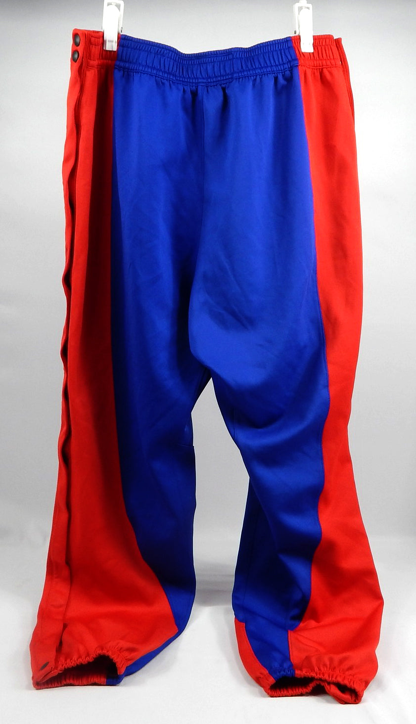 2023-24 Detroit Pistons Harris Fornier #31 Game Used Blue Warm Up Pants XL 836 Pic2