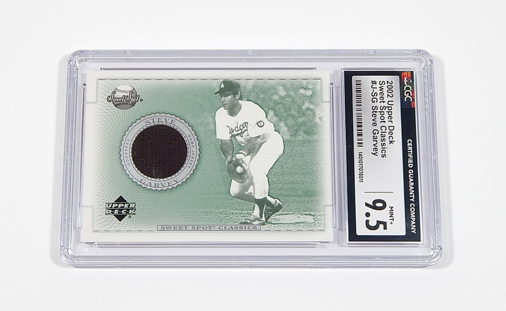2002 Upper Deck Sweet Spot Classics Steve Garvey #J-SG GU Jersey CGC 9.5