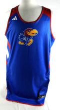 2023-24 Kansas Jayhawks Game Issued Blue Practice Jersey Basketball XL 026