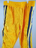 1980s Golden State Warriors #52 Game Used Yellow Warm Up Pants 36 429