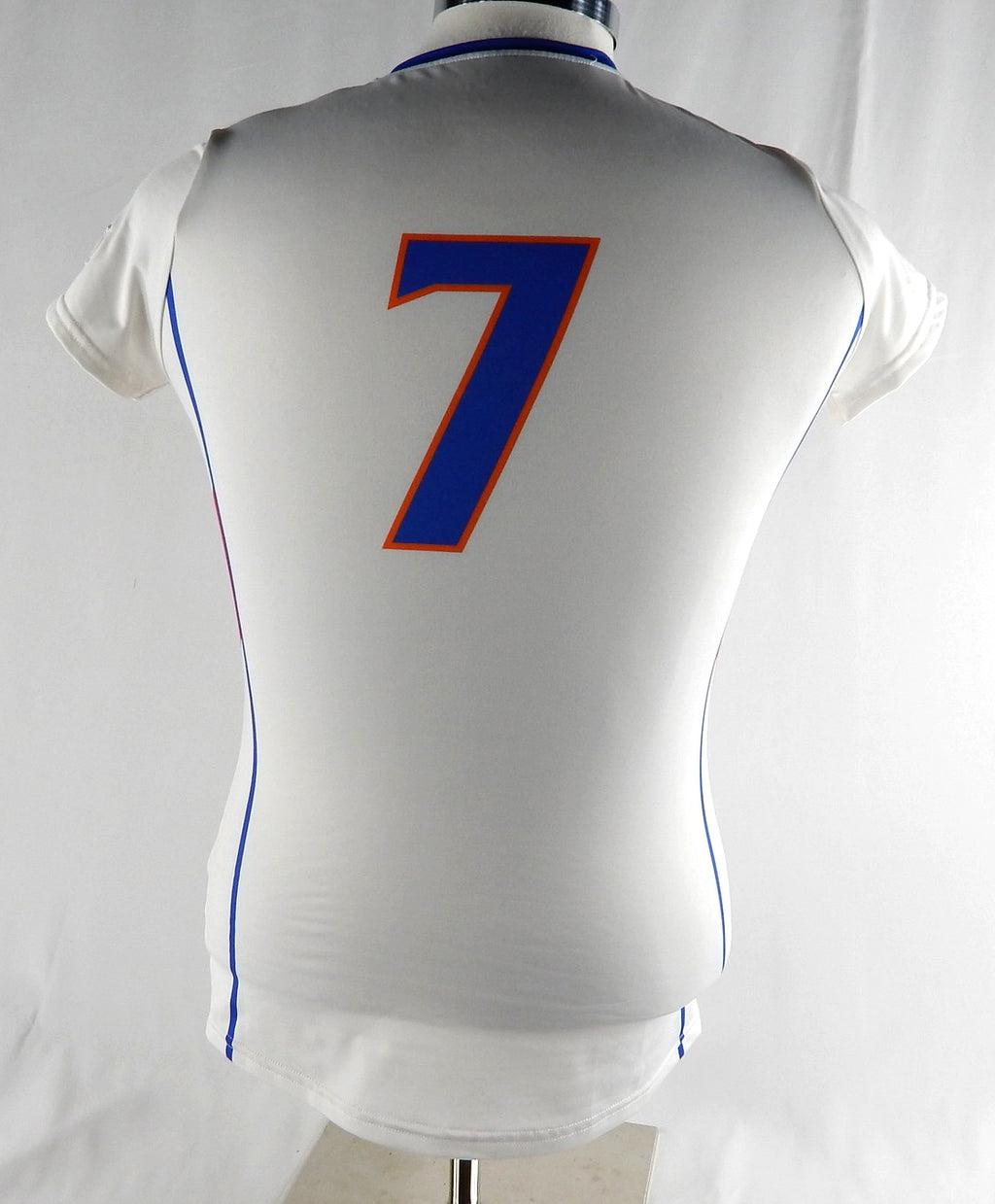 Boise State Broncos #7 Game Used White Jersey Womens Soccer S 766 Pic2