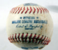 2023 Rays Nationals Game Used Baseball Trevor Williams Manuel Margot Single 381