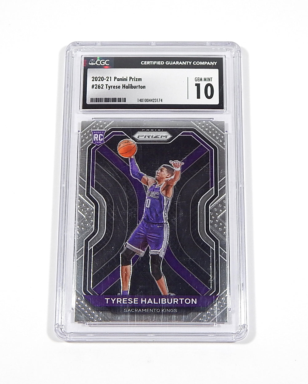 2020-21 Panini Prizm Tyrese Haliburton RC #262 Rookie CGC 10