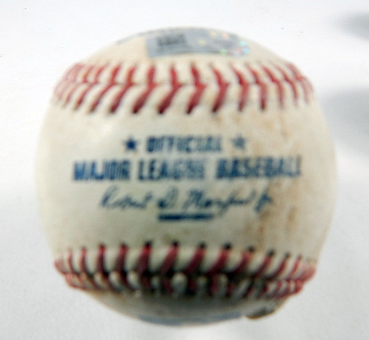 2023 Rays Nationals Game Used Baseball Trevor Williams Manuel Margot Single 381 Pic2