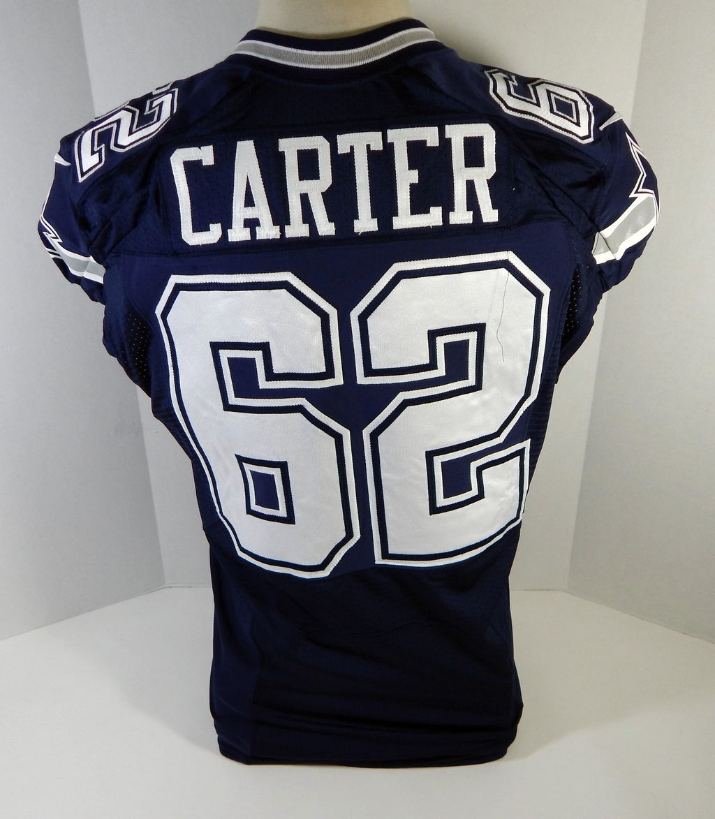 2013 Dallas Cowboys Ruben Carter #62 Game Issued Navy Jersey 46 DP15584