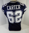 2013 Dallas Cowboys Ruben Carter #62 Game Issued Navy Jersey 46 DP15584