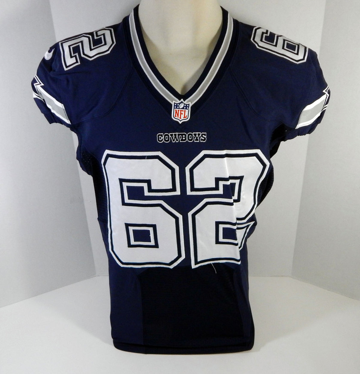 2013 Dallas Cowboys Ruben Carter #62 Game Issued Navy Jersey 46 DP15584 Pic2