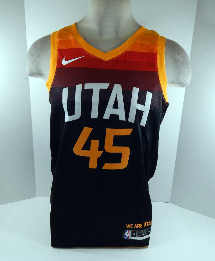 2022 Men's Utah Jazz Donovan Mitchell #45 Swingman Black Jersey Nike NWT 48 8