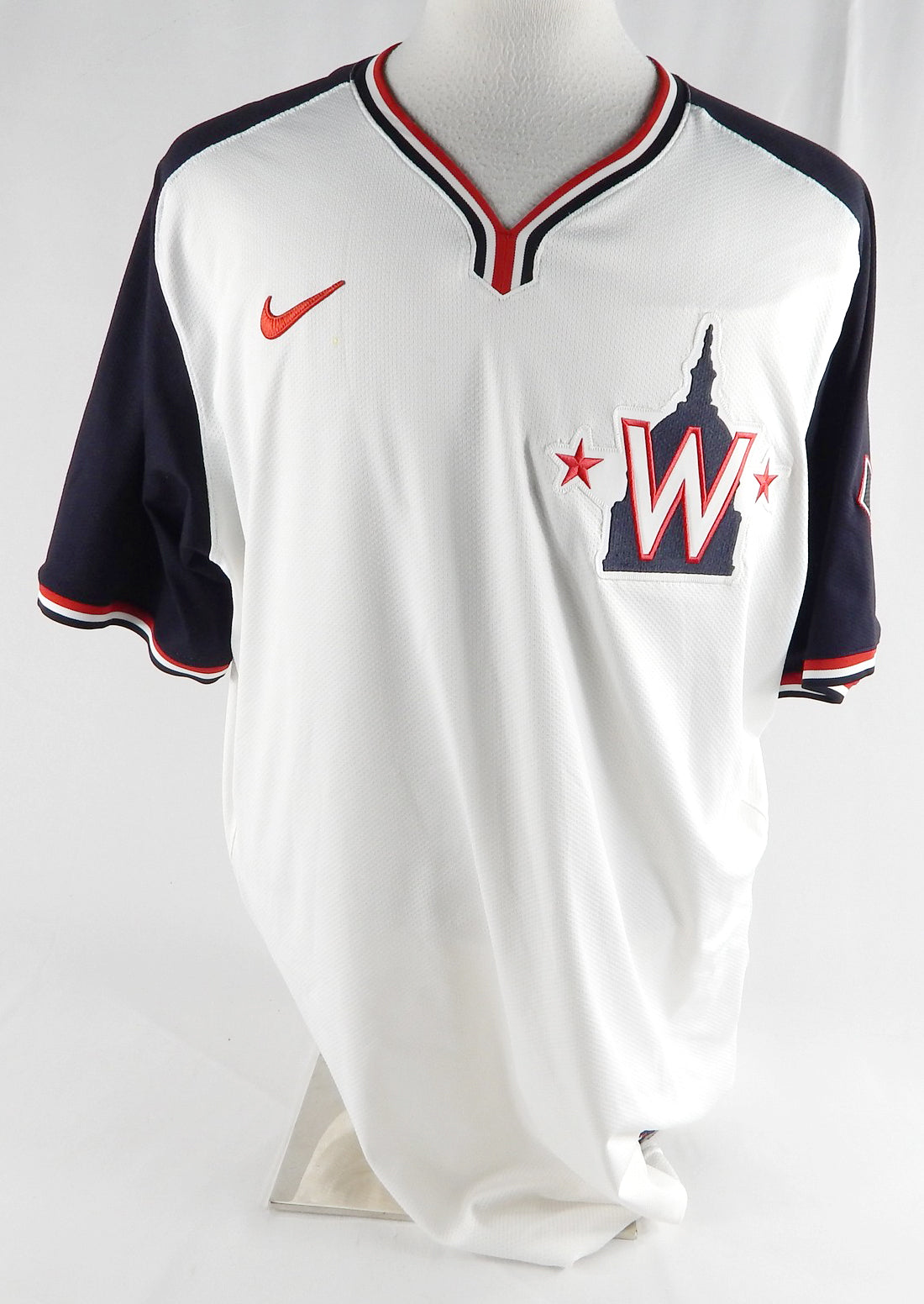 2024 Washington Nationals Trevor Williams #32 Game Issued White Jersey DC Alt 0