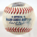 2023 Marlins Nationals Game Used Baseball Jesus Sanchez Single 384