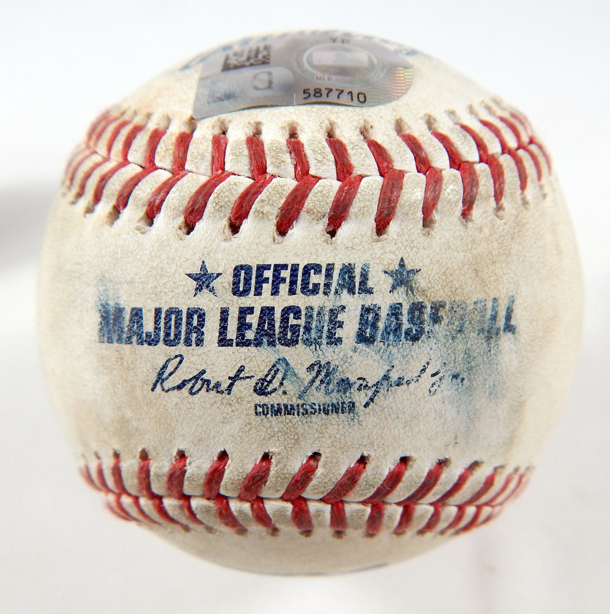 2023 Marlins Nationals Game Used Baseball Jesus Sanchez Single 384
