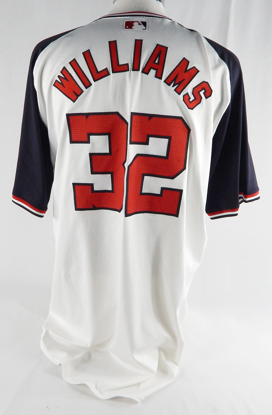 2024 Washington Nationals Trevor Williams #32 Game Issued White Jersey DC Alt 0 Pic2