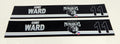 Lot of 2 Manchester Monarchs Cory Ward #11 Game Used Black Locker Plate