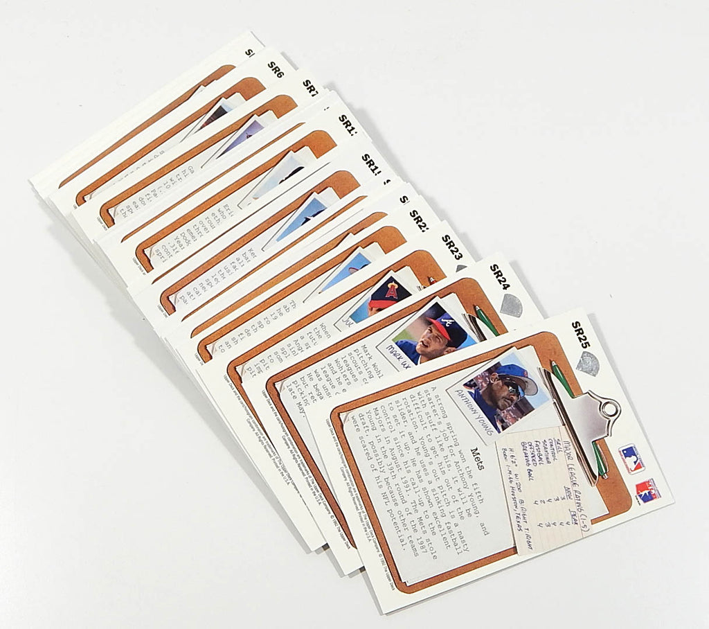 1992 Upper Deck Scouting Report Baseball Insert Set (25) Jim Thome Pic2