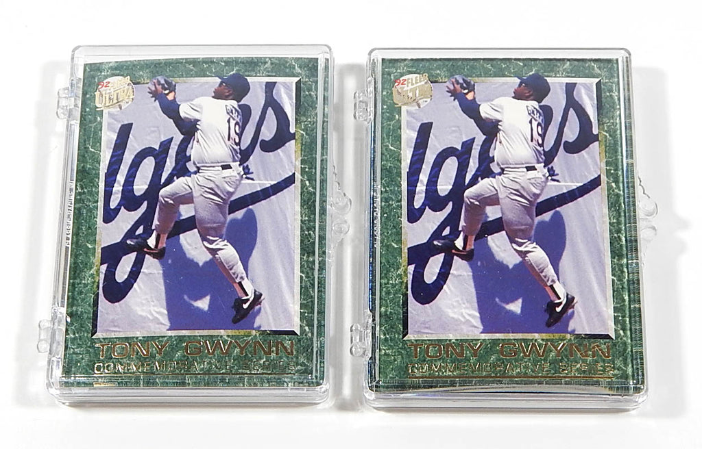Lot of (2) 1992 Fleer Ultra Tony Gwynn Commemorative Baseball Insert Set (25)