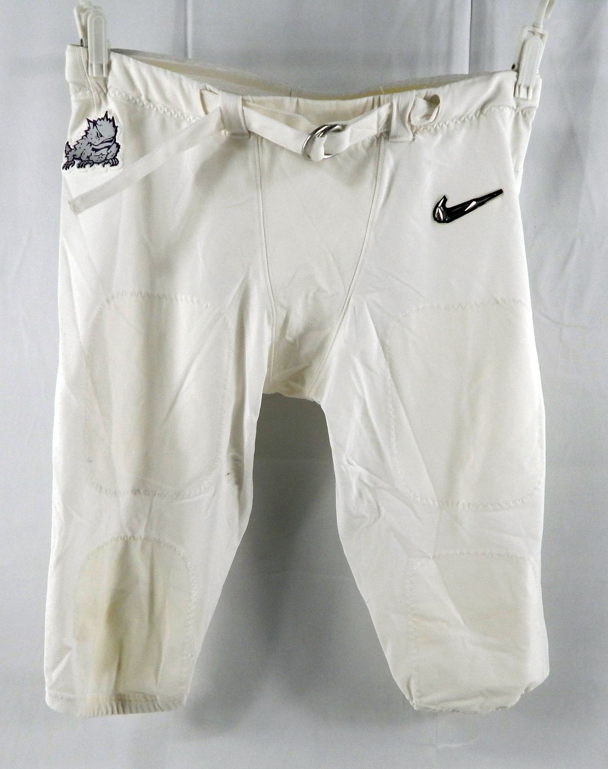 2022 Texas Christian TCU Frogs #67 Game Used White Pants College Playoffs 40 5