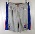2018-19 Detroit Pistons Svi Mykhailiuk #19 Game Used Grey Shorts Statement 40 2