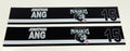 Lot of 2 Manchester Monarchs Jonathon Ang #15 Game Used Black Locker Plate