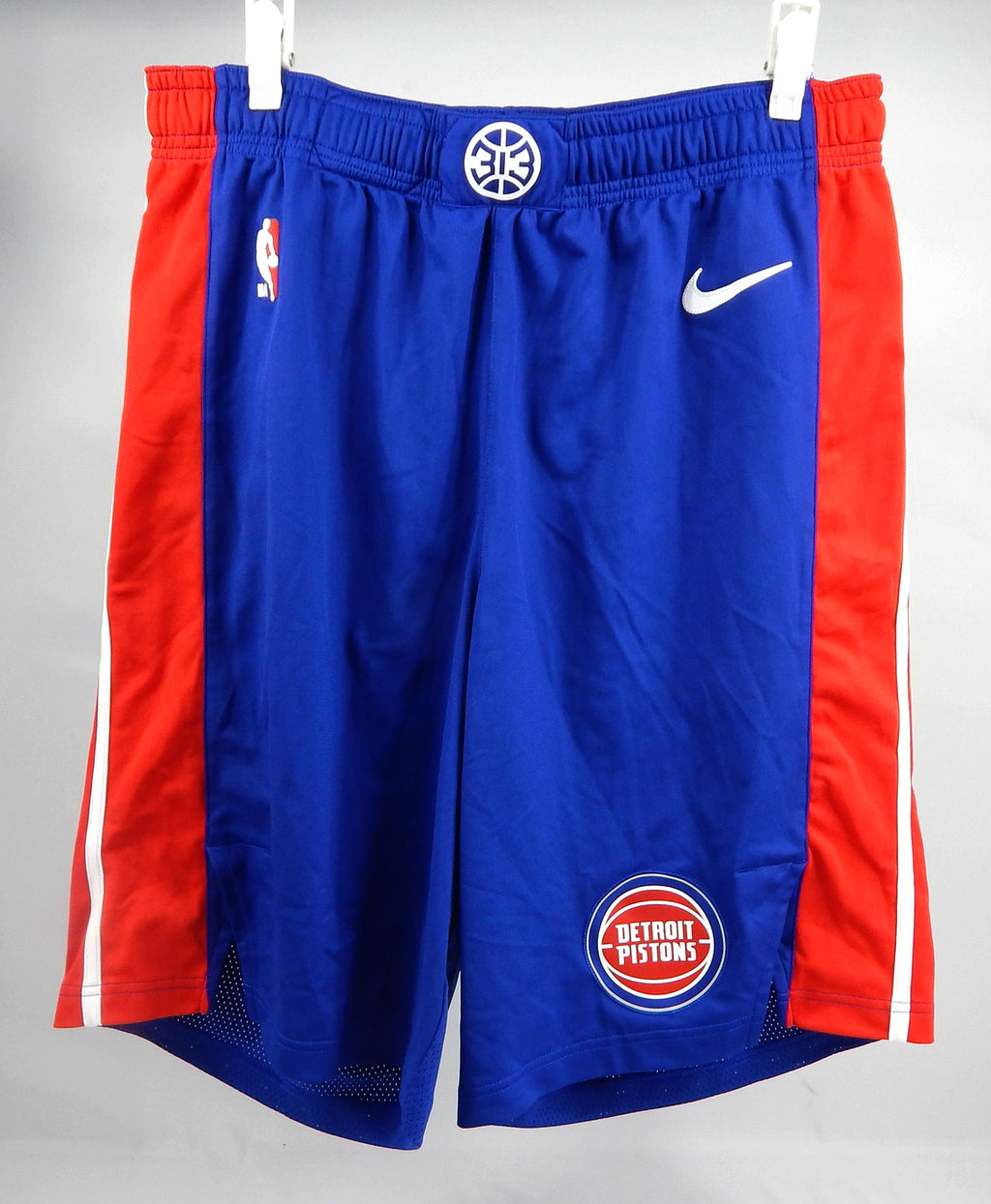 2022-23 Detroit Pistons #67 Game Used Blue Shorts 42 847