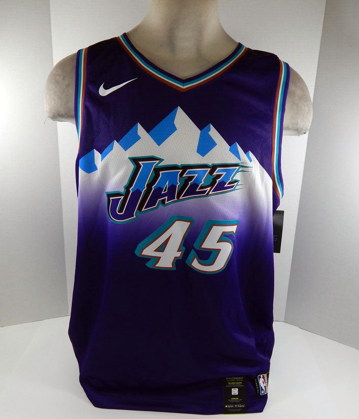 2022 Mens Utah Jazz Donovan Mitchell #45 Swingman Purple Jersey Nike NWT 2XL 8