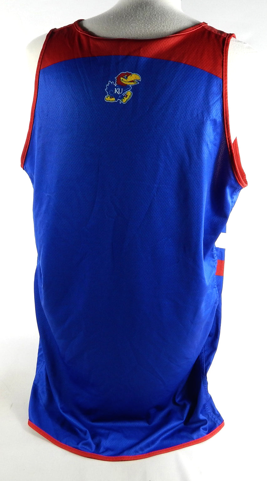 2023-24 Kansas Jayhawks Game Issued Blue Practice Jersey Basketball 2XL 034 Pic2