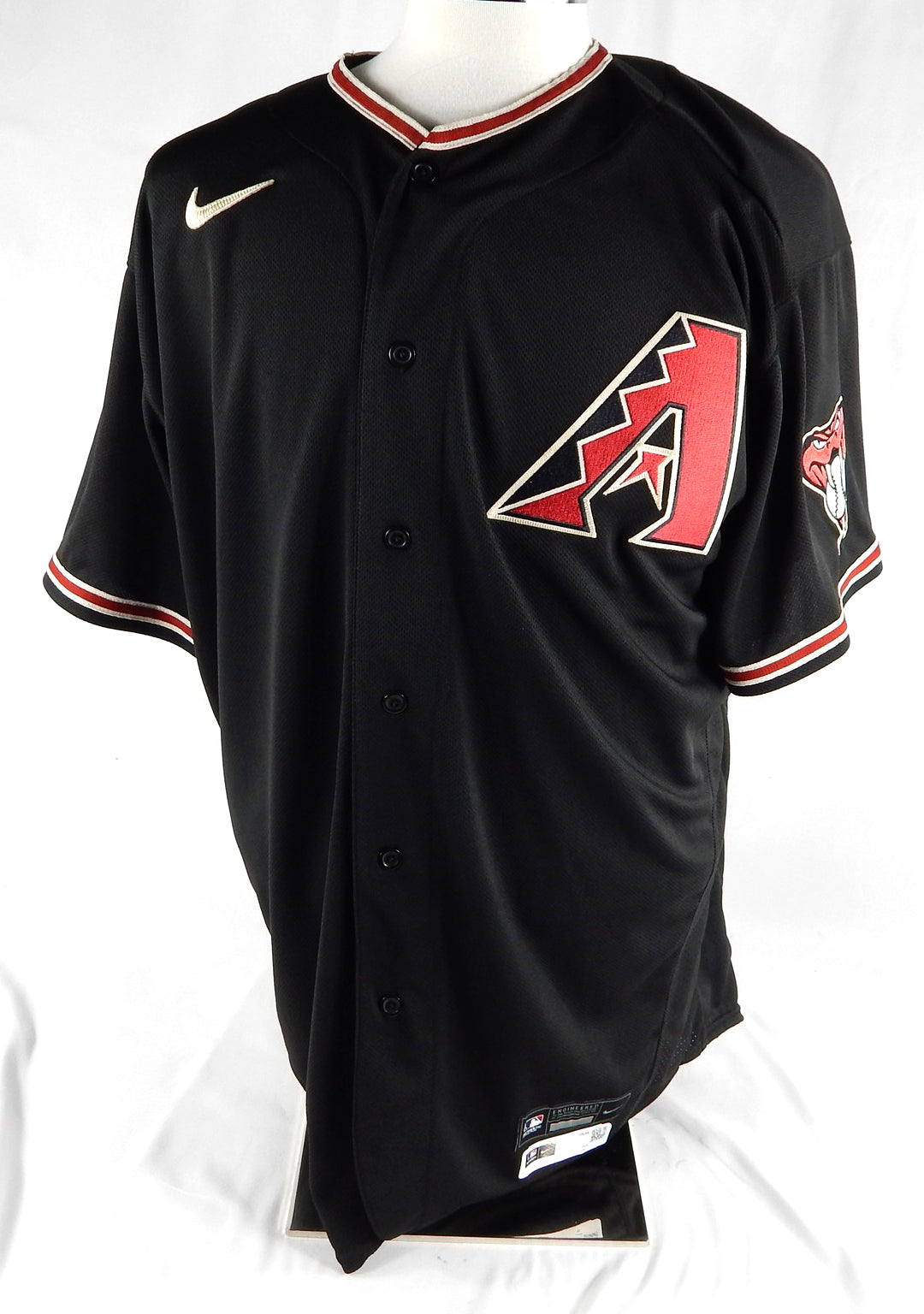 2020 Arizona Diamondbacks Blank Game Issued Black Jersey Nike 50 900