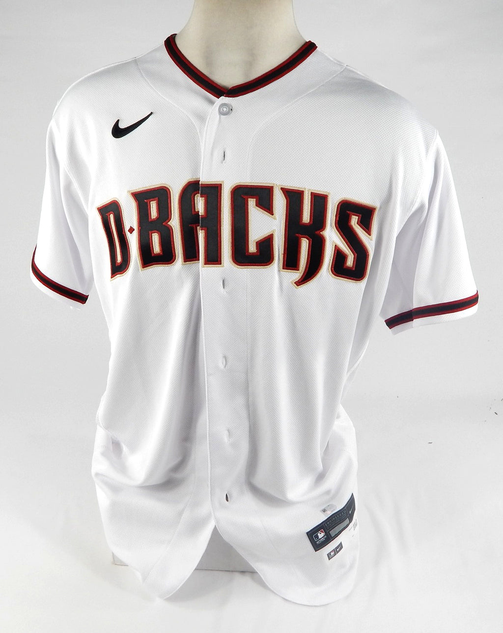 2023 Arizona Diamondbacks Alvin Guzman Game Issued White Jersey 46 DP71057