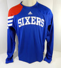 2011-12 Philadelphia 76ers #1 Game Used Blue Warm Up Top DP12693