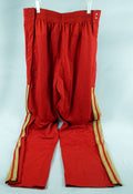 2013-14 New Orleans Pelicans Game Issued Red Warm Up Pants XL+4 397