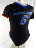 2019 Boise State Broncos #6 Game Used Black Jersey Womens Soccer M 775