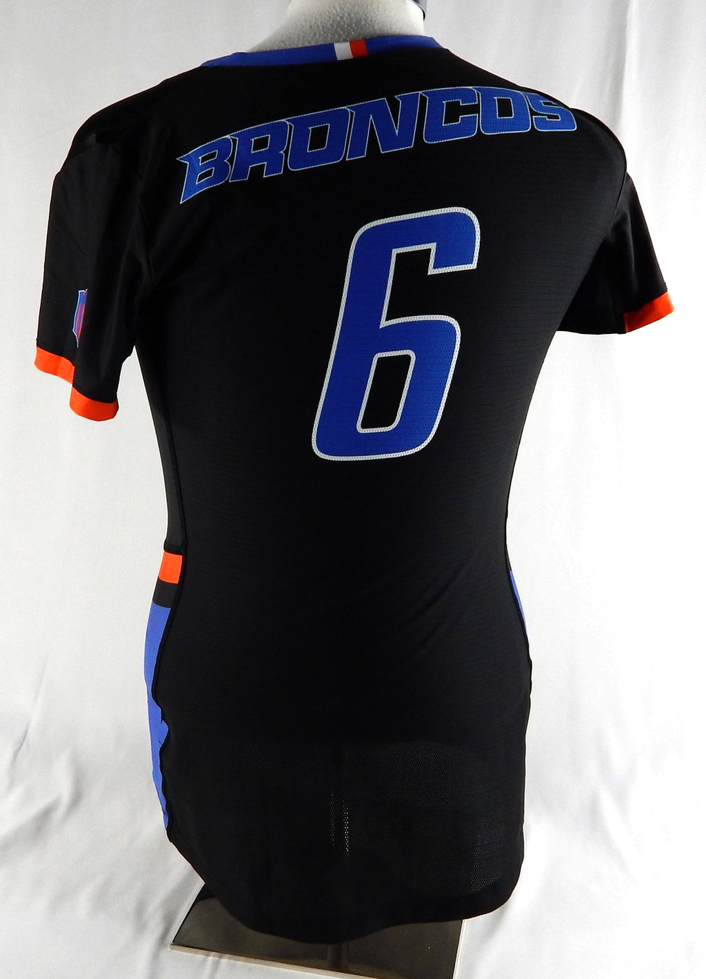 2019 Boise State Broncos #6 Game Used Black Jersey Womens Soccer M 775 Pic2