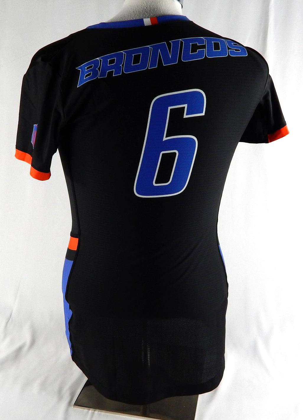 2019 Boise State Broncos #6 Game Used Black Jersey Womens Soccer M 775 Pic2