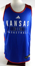 2023-24 Kansas Jayhawks #2 Game Used Blue Practice Jersey Basketball M 036