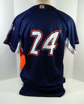 2020 Midwest League All Star Game Western Team #24 Game Issued Navy Jersey 17