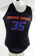 2019 Boise State Broncos #35 Game Used Black Jersey Basketball M DP89776